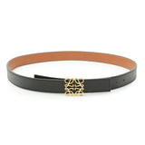 Loewe Black Tan Calfskin Anagram Belt Accessories Loewe