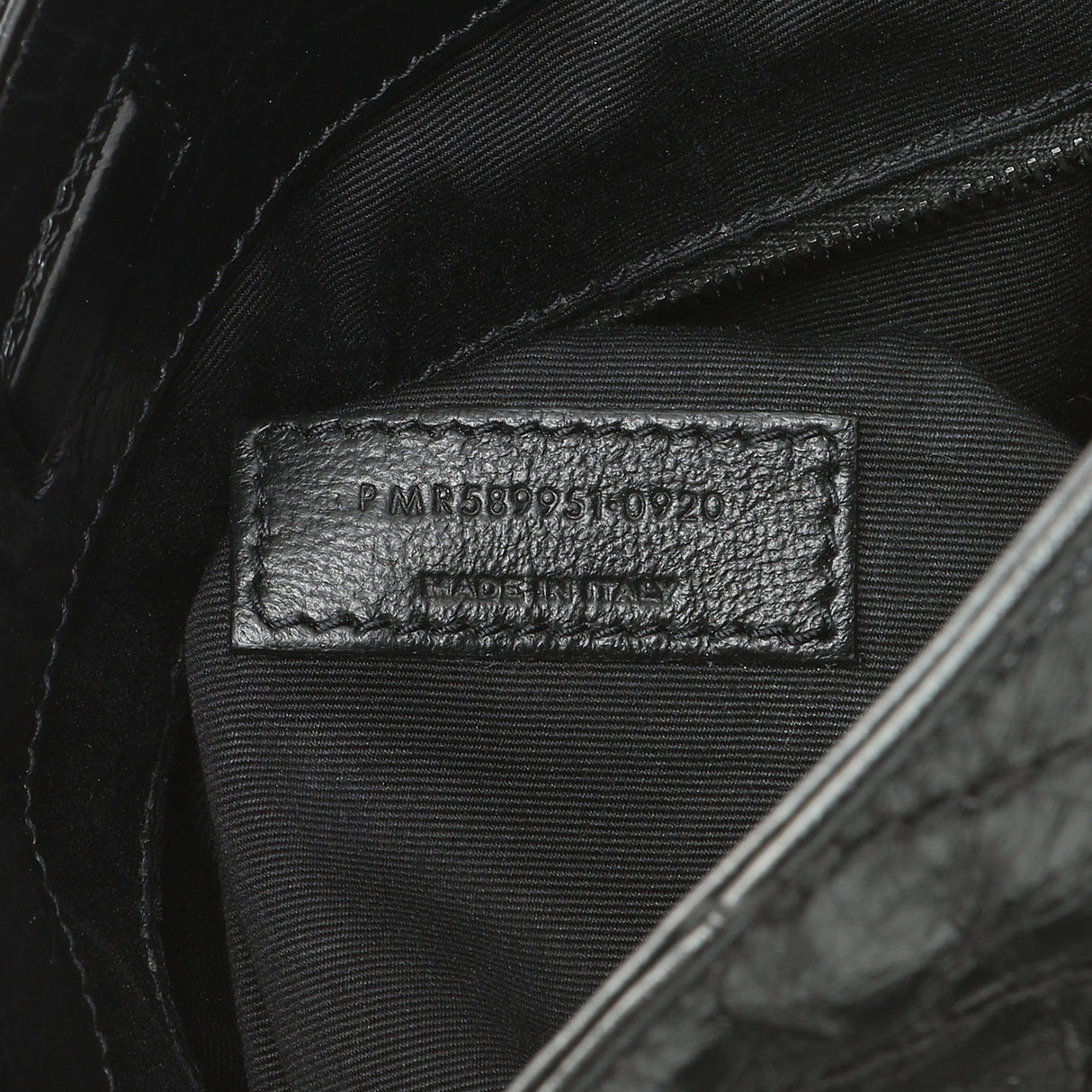 Saint Laurent Black Crinkled Calfskin Matelasse Monogram Medium Niki Shopper Handbags Saint Laurent