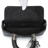 Christian Dior Black Cannage Small Lambskin Lady D-Joy Modaselle