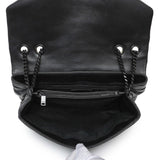 Saint Laurent Black Calfskin Medium Loulou Handbags Saint Laurent