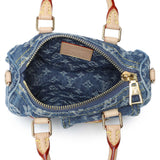 Louis Vuitton Monogram Denim Remix Nano Speedy Handbags Louis Vuitton
