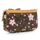 Louis Vuitton x Takashi Murakami Monogram Cherry Blossom Pochette Accessories Handbags Louis Vuitton