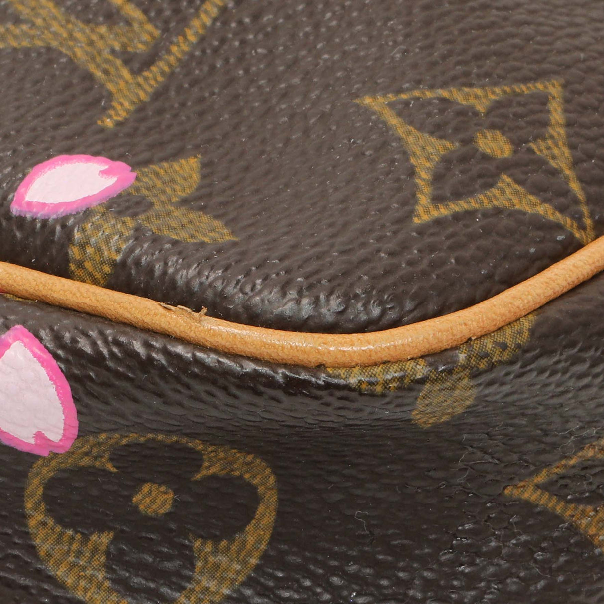 Louis Vuitton x Takashi Murakami Monogram Cherry Blossom Pochette Accessories Handbags Louis Vuitton