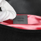 Gucci Black Velvet Matelasse Mini GG Marmont Shoulder Bag Handbags Gucci