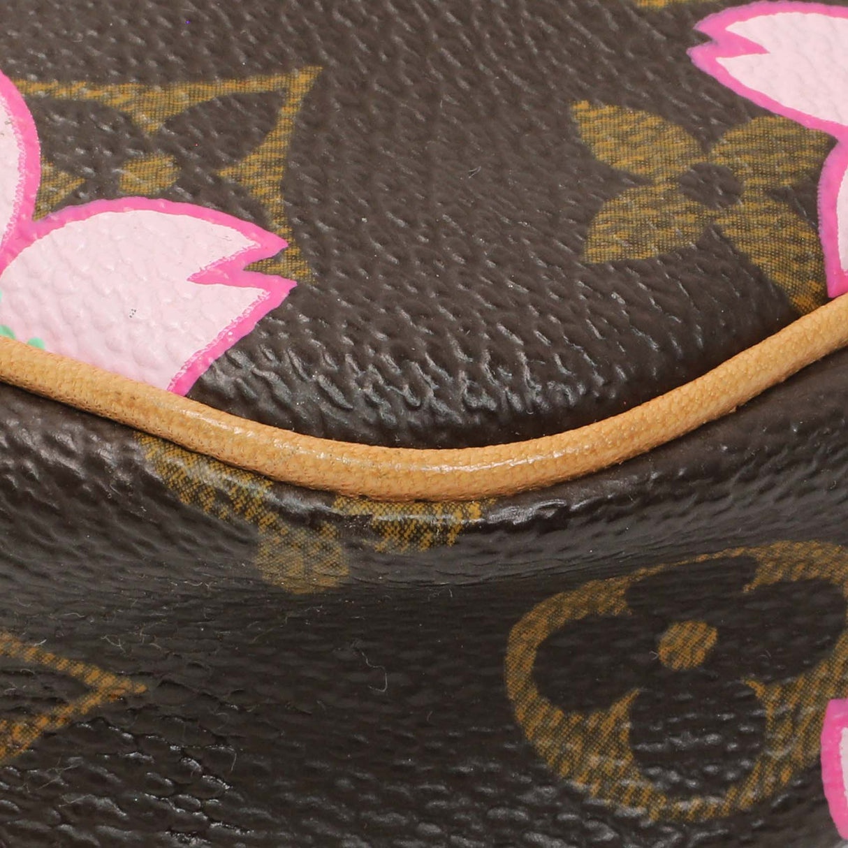 Louis Vuitton x Takashi Murakami Monogram Cherry Blossom Pochette Accessories Handbags Louis Vuitton