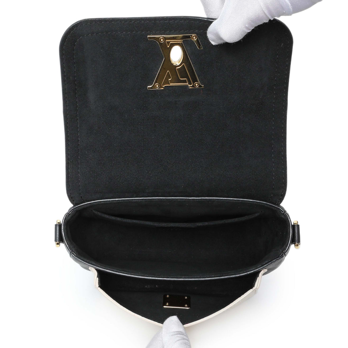 Louis Vuitton Grained Calfskin Lockme Tender Handbags Louis Vuitton