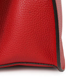 Gucci Hibiscus Red Calfskin Bamboo Daily Flap