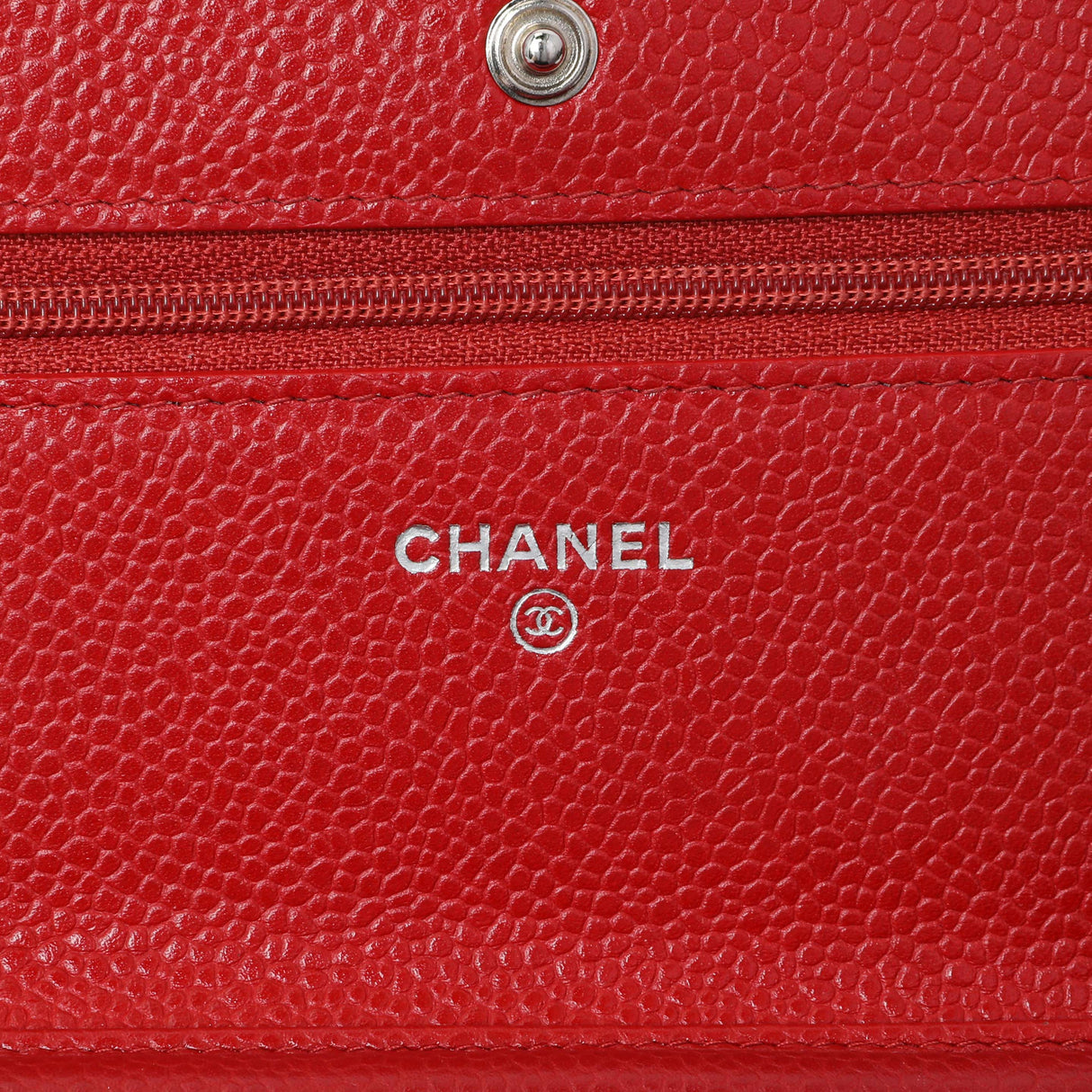 Chanel Red Caviar Classic Wallet On Chain Handbags Chanel