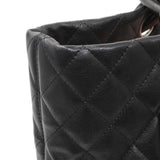 Chanel Black Quilted Cambon Tote Large Handbags Chanel
