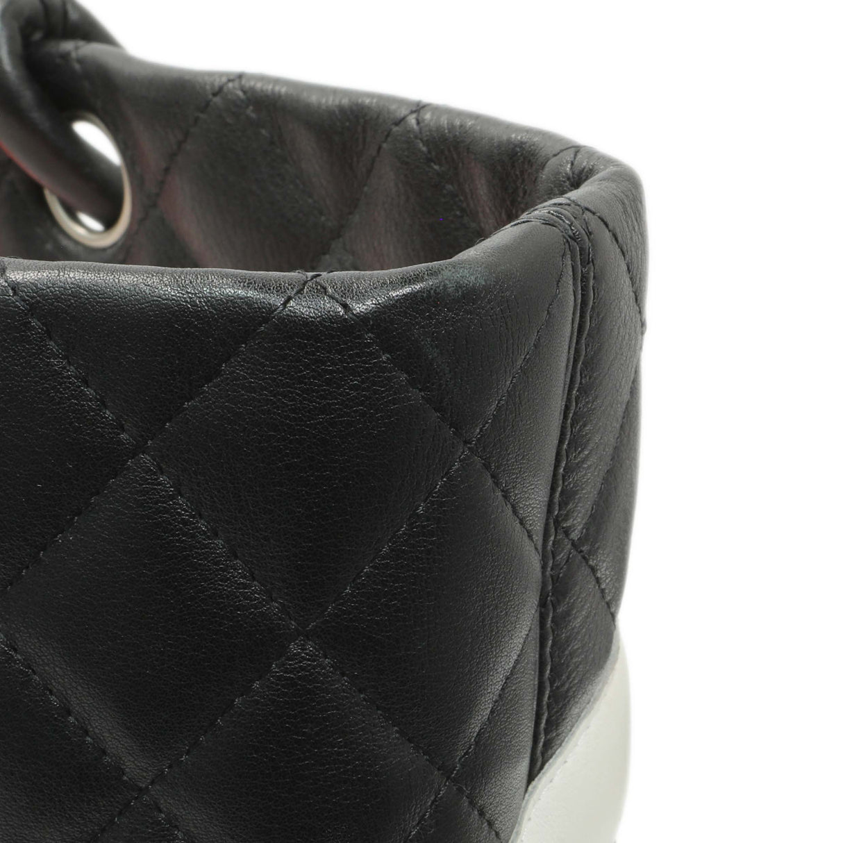 Chanel Black Quilted Cambon Tote Large Handbags Chanel