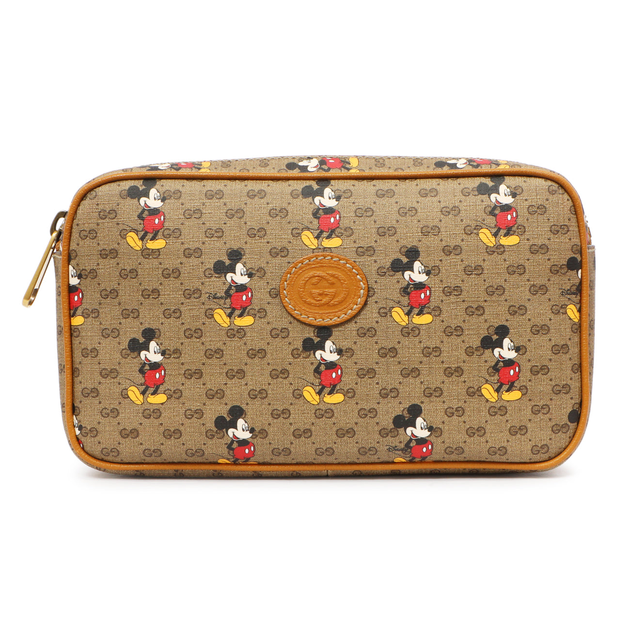 Gucci X Disney Mini Vintage GG Supreme Monogram Mickey Mouse Belt Bag