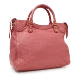 Balenciaga Pink Agneau Classic Gold Hardware Velo Handbags Balenciaga