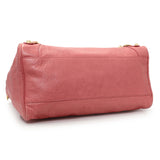 Balenciaga Pink Agneau Classic Gold Hardware Velo Handbags Balenciaga