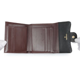 Chanel Black Quilted Caviar Compact Flap Wallet Accessories Chanel