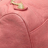 Balenciaga Pink Agneau Classic Gold Hardware Velo Handbags Balenciaga
