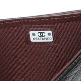 Chanel Black Quilted Caviar Compact Flap Wallet Accessories Chanel