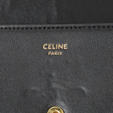 Celine Black Calfskin Large Triomphe Wallet Accessories Celine