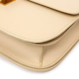 Celine Powder Liege Calfskin Medium Classic Flap Bag