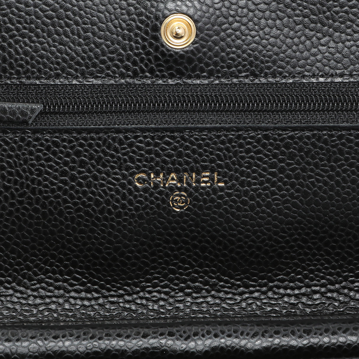 Chanel Black Caviar Wallet On Chain Handbags Chanel