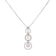 18K White Gold Akoya Pearl Diamond Pendant Fine Jewellery Modaselle