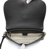 Gucci Black Pebbled Calfskin Medium Soho Flap Crossbody Handbags Gucci