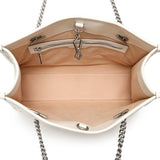 Gucci Cream Calfskin Matelasse Medium GG Marmont Shopping Tote Handbags Gucci