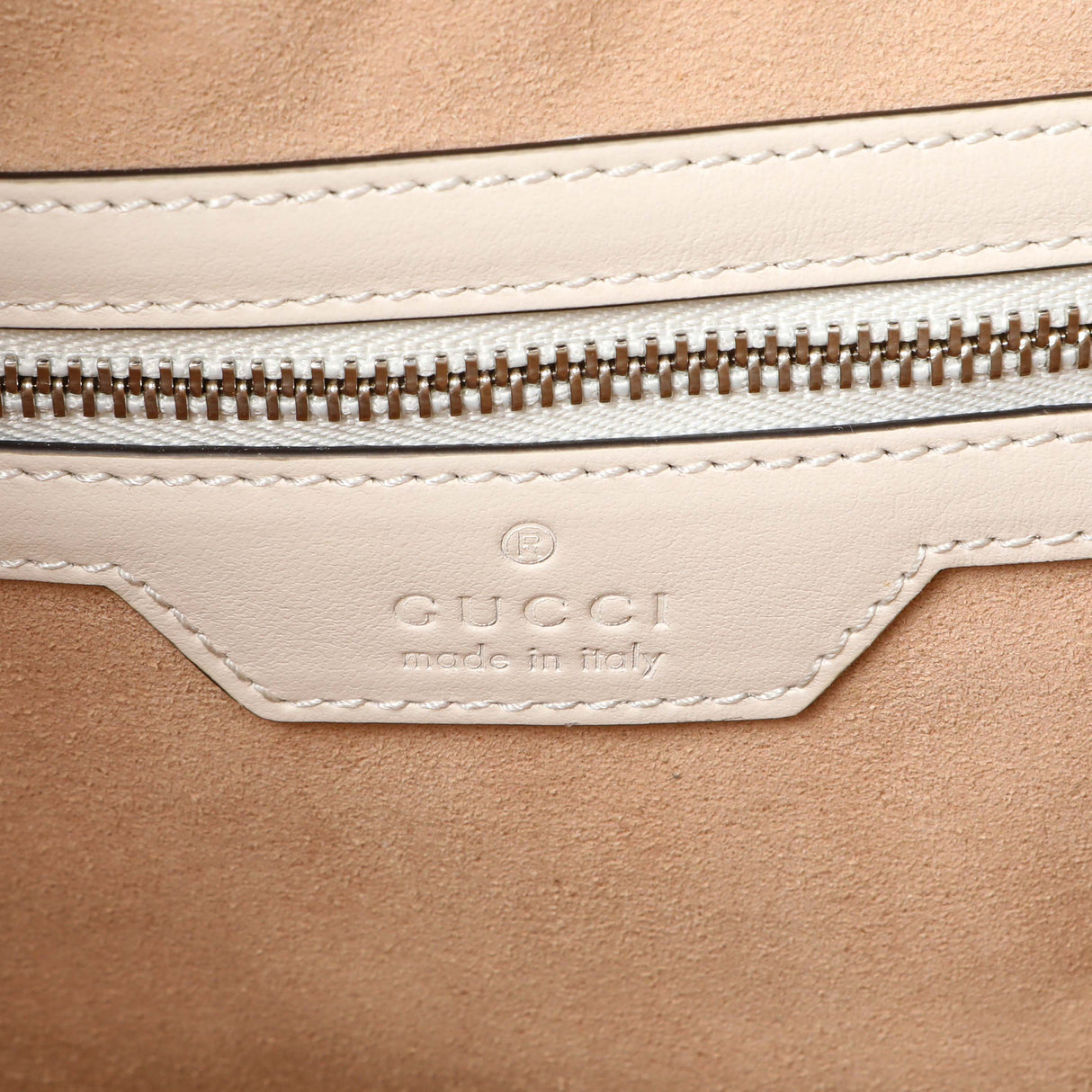 Gucci Cream Calfskin Matelasse Medium GG Marmont Shopping Tote Handbags Gucci