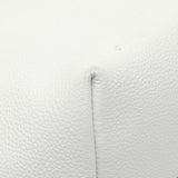 Prada White Vitello Daino Pocket Shopping Tote Handbags Prada