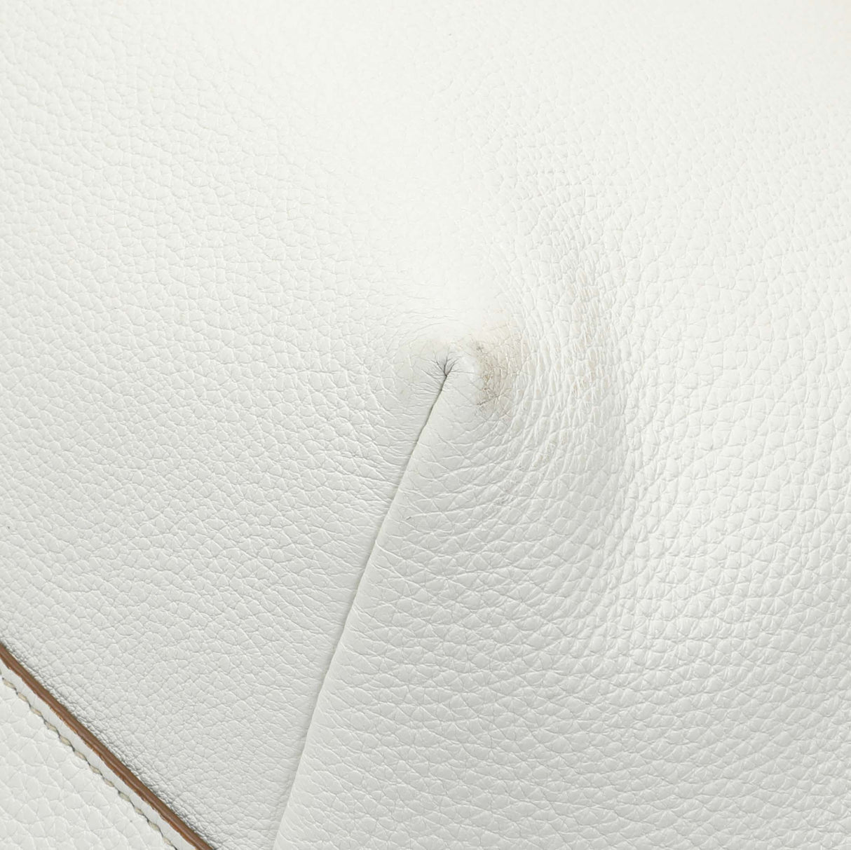 Prada White Vitello Daino Pocket Shopping Tote Handbags Prada