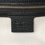 Gucci Black Pebbled Calfskin Medium Soho Flap Crossbody Handbags Gucci