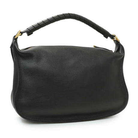 Chloe Black Grained Calfskin Small Marcie Shoulder Bag Handbags Chloe