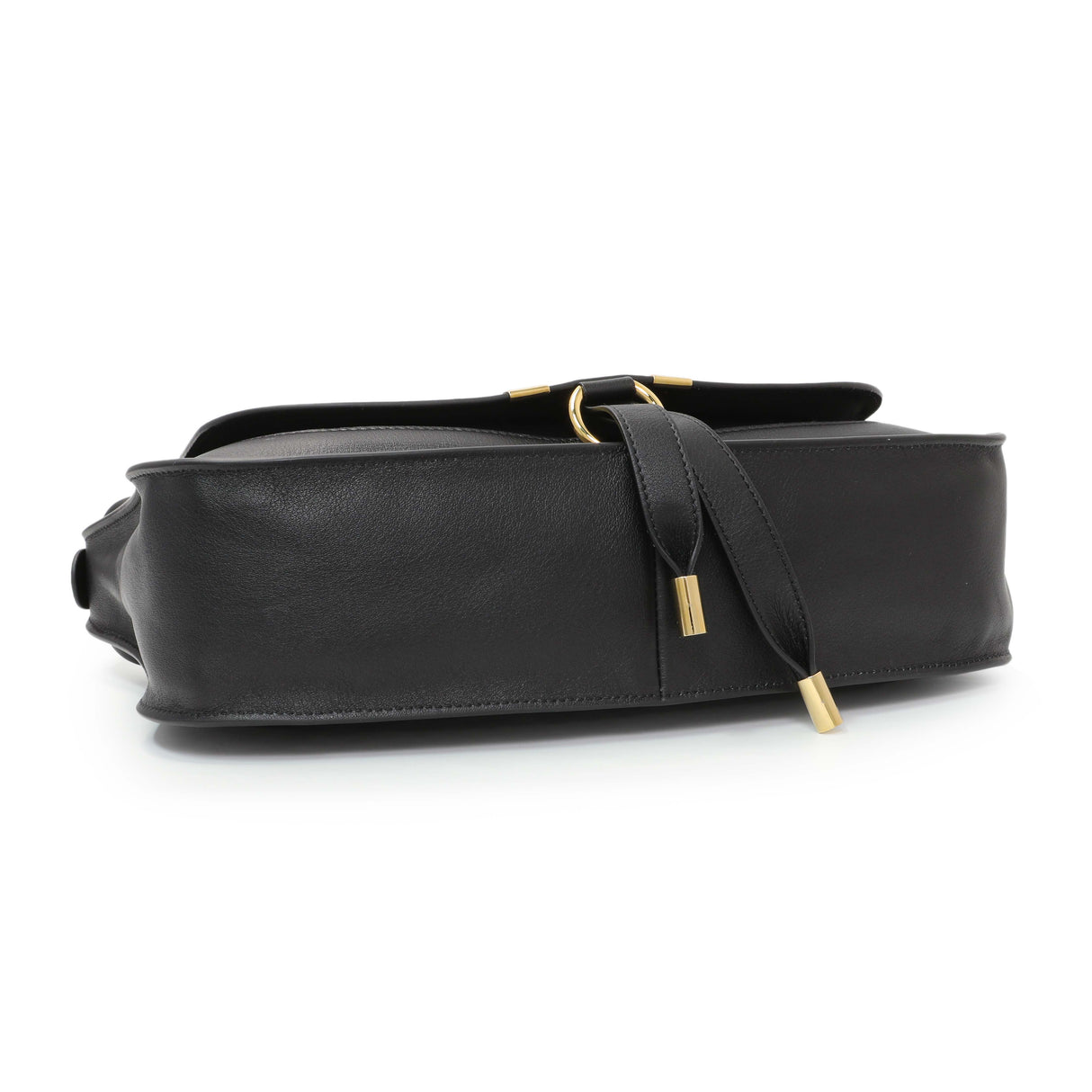 Chloe Black Grained Calfskin Small Marcie Shoulder Bag Handbags Chloe