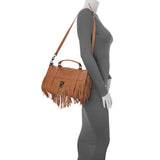 Proenza Schouler Brown Lambskin PS1 Fringe Satchel Handbags Proenza Schouler