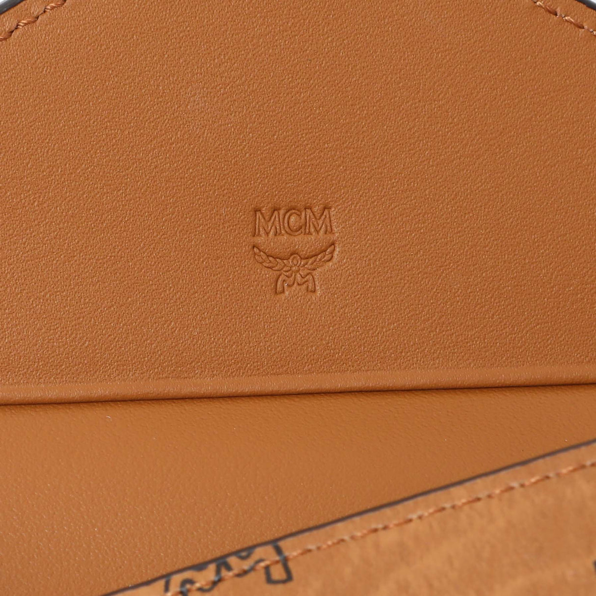 MCM Cognac Visetos Tracy Wallet Accessories MCM