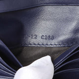 Salvatore Ferragamo Blue Calfskin Compact Wallet Accessories Salvatore Ferragamo