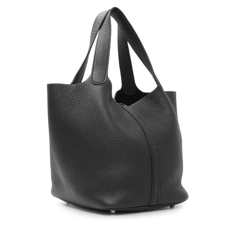 Hermes Black Clemence Picotin 22