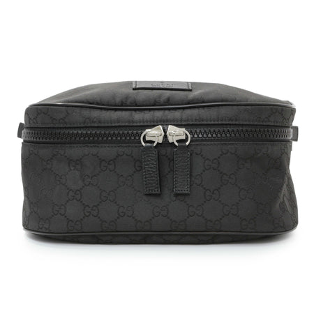 Gucci Black Nylon Monogram Waist Belt Bag Handbags Gucci