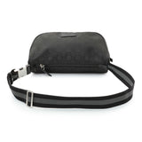Gucci Black Nylon Monogram Waist Belt Bag Handbags Gucci
