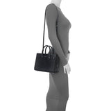 Saint Laurent Calfskin Crocodile Embossed Nano Sac De Jour Handbags Saint Laurent