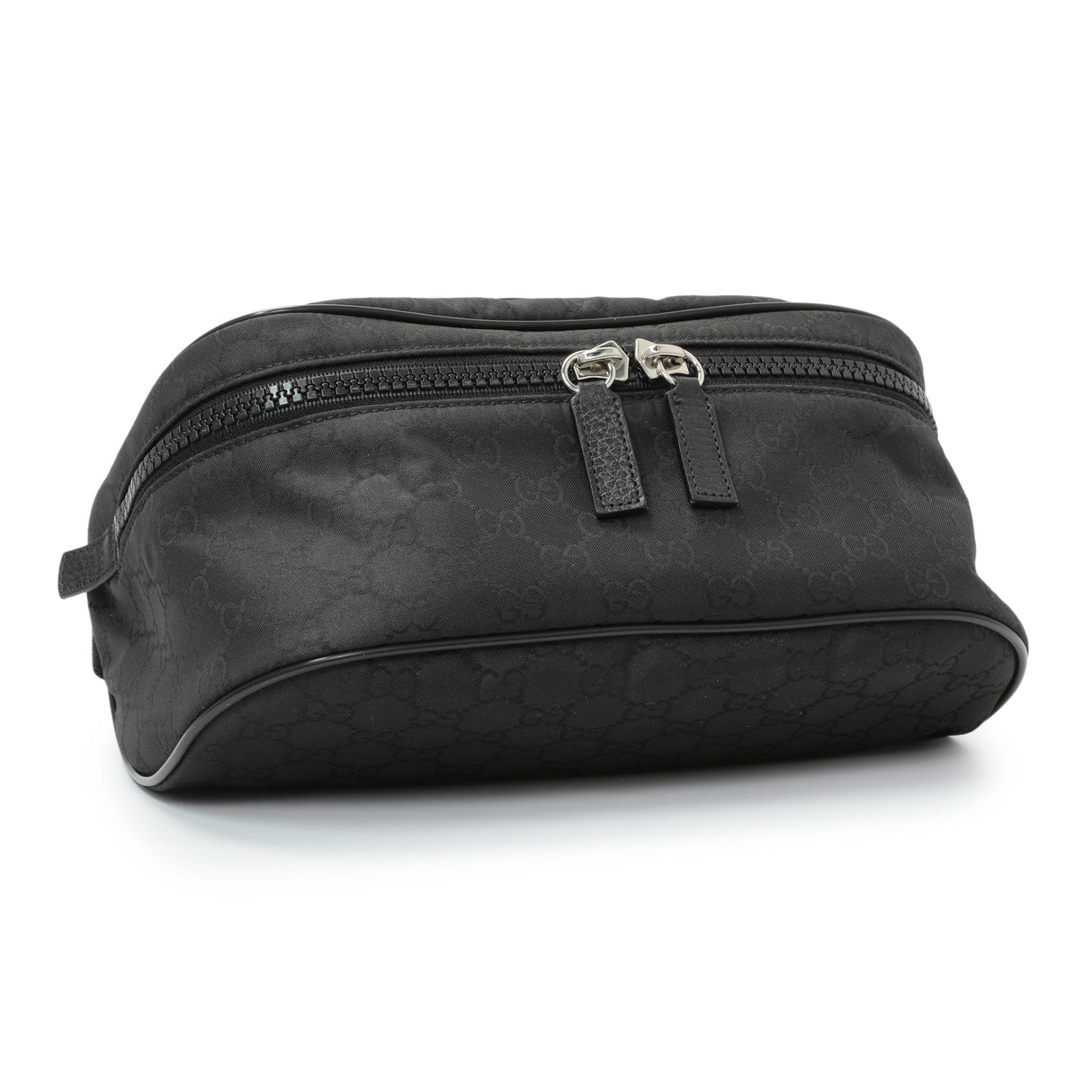 Gucci Black Nylon Monogram Waist Belt Bag Handbags Gucci