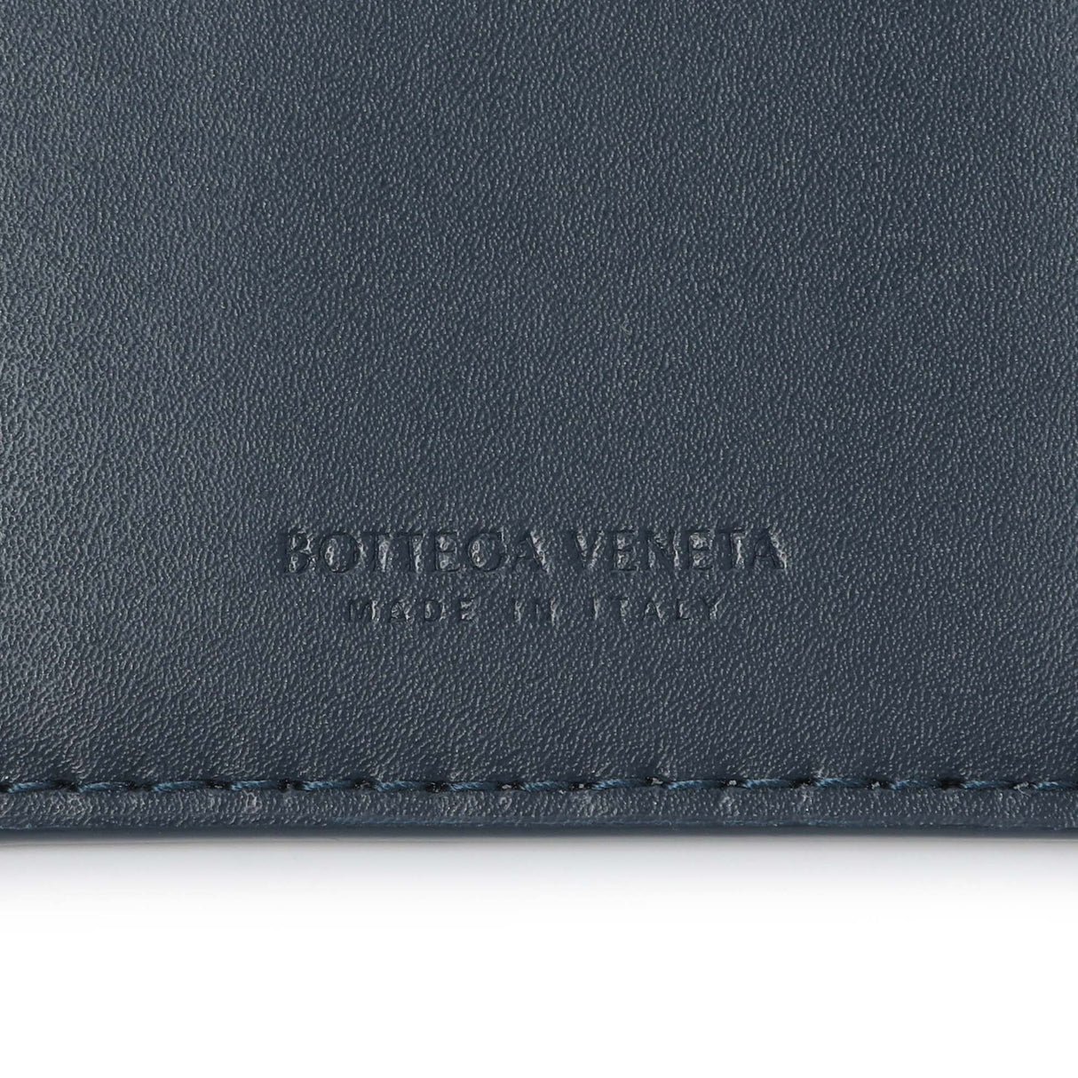 Bottega Veneta Blue Nappa Maxi Intrecciato Card Holder Accessories Bottega Veneta