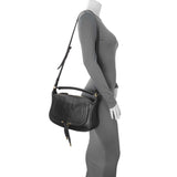 Chloe Black Grained Calfskin Small Marcie Shoulder Bag Handbags Chloe