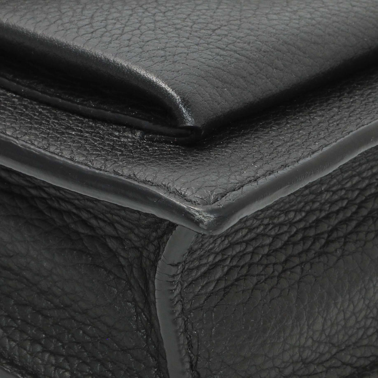 Louis Vuitton Black Calfskin Mylockme Chain Pochette