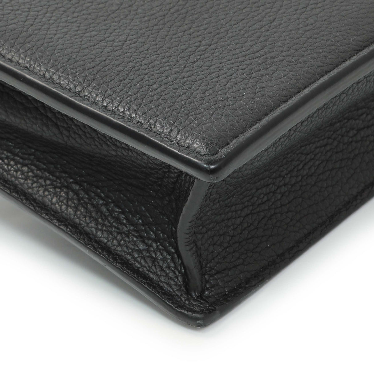 Louis Vuitton Black Calfskin Mylockme Chain Pochette