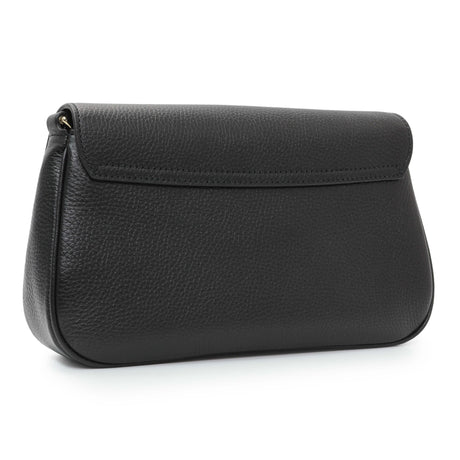 Gucci Black Pebbled Calfskin Medium Soho Flap Crossbody Handbags Gucci