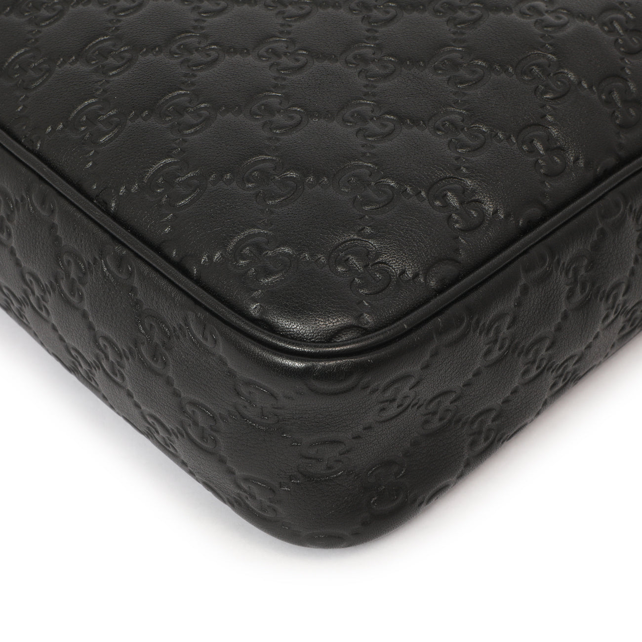 Gucci Black Guccissima Messenger Bag – Modaselle