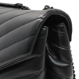 Saint Laurent Black Calfskin Medium Loulou Handbags Saint Laurent