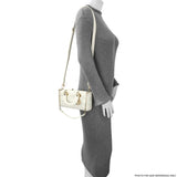 Christian Dior White Lambskin Cannage Small Lady D-Joy