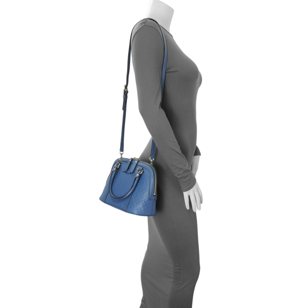 Gucci Blue Microguccissima Mini Dome Bag Handbags Gucci