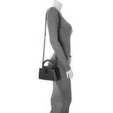 Louis Vuitton Black Matte Taurillon Capucines East West Mini Handbags Louis Vuitton